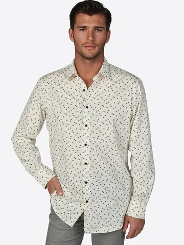 Coupe regular Chemise PIERRE CARDIN en blanc : devant