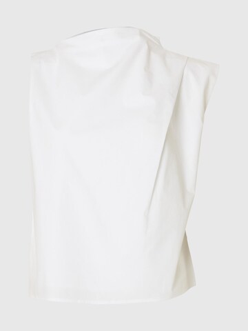 Haut SELECTED FEMME en blanc : devant