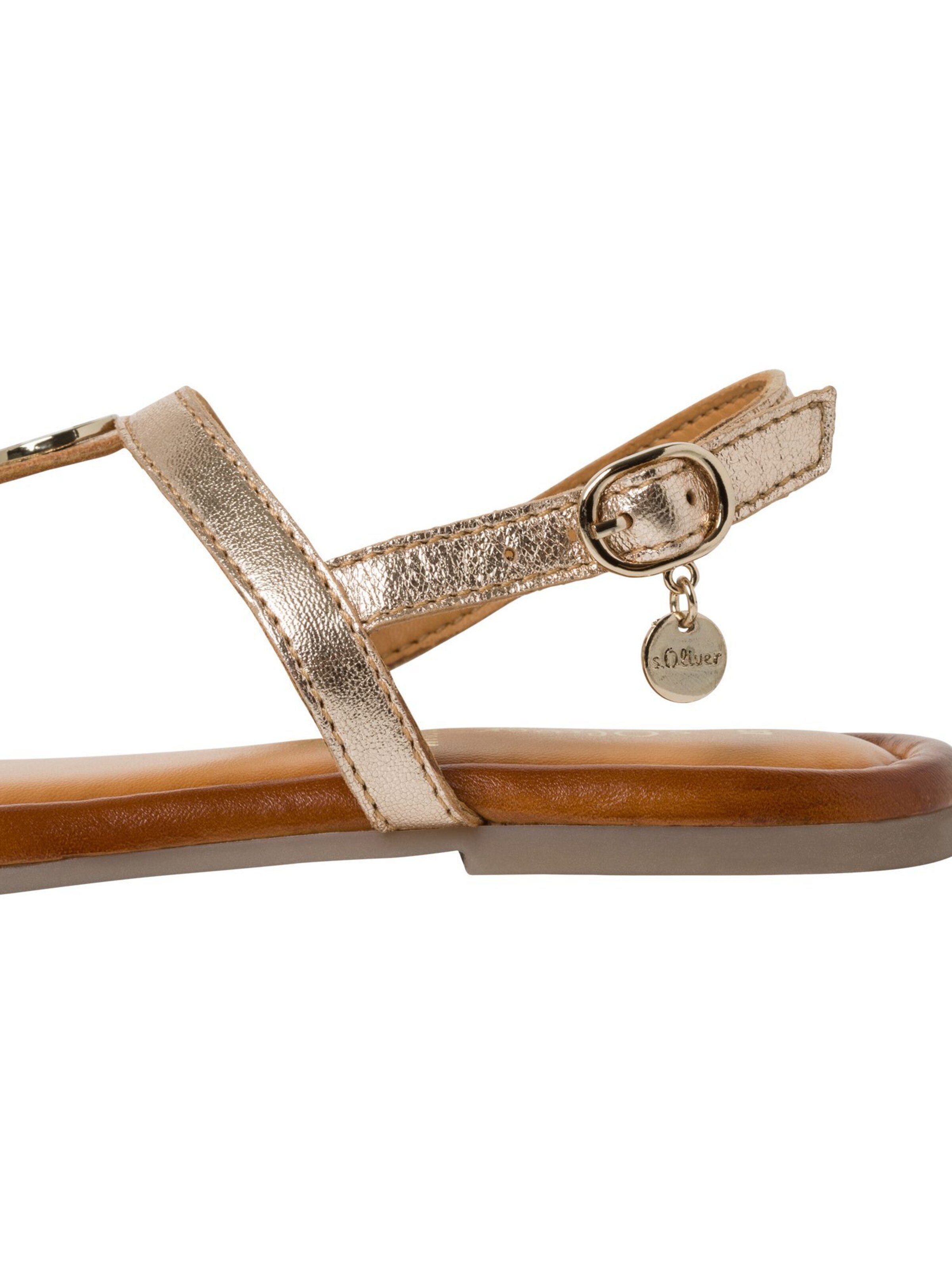 s.Oliver Teenslipper in Goud