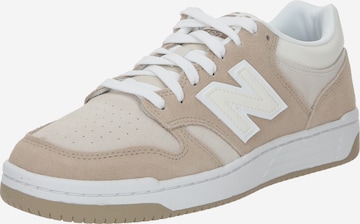 Baskets basses '480' new balance en marron : devant