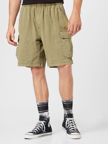 BDG Urban Outfitters Loosefit Cargohose in Grün: predná strana