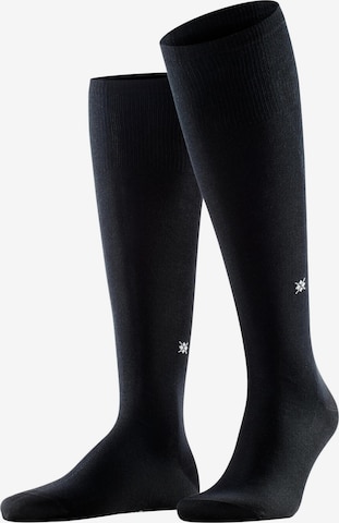 BURLINGTON Knee High Socks 'Dublin' in Black: front