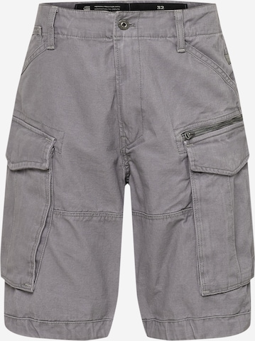 Loosefit Pantalon cargo G-Star RAW en gris : devant