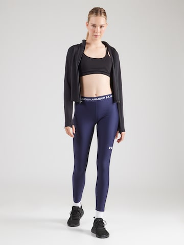 UNDER ARMOUR Skinny Workout Pants in Blue