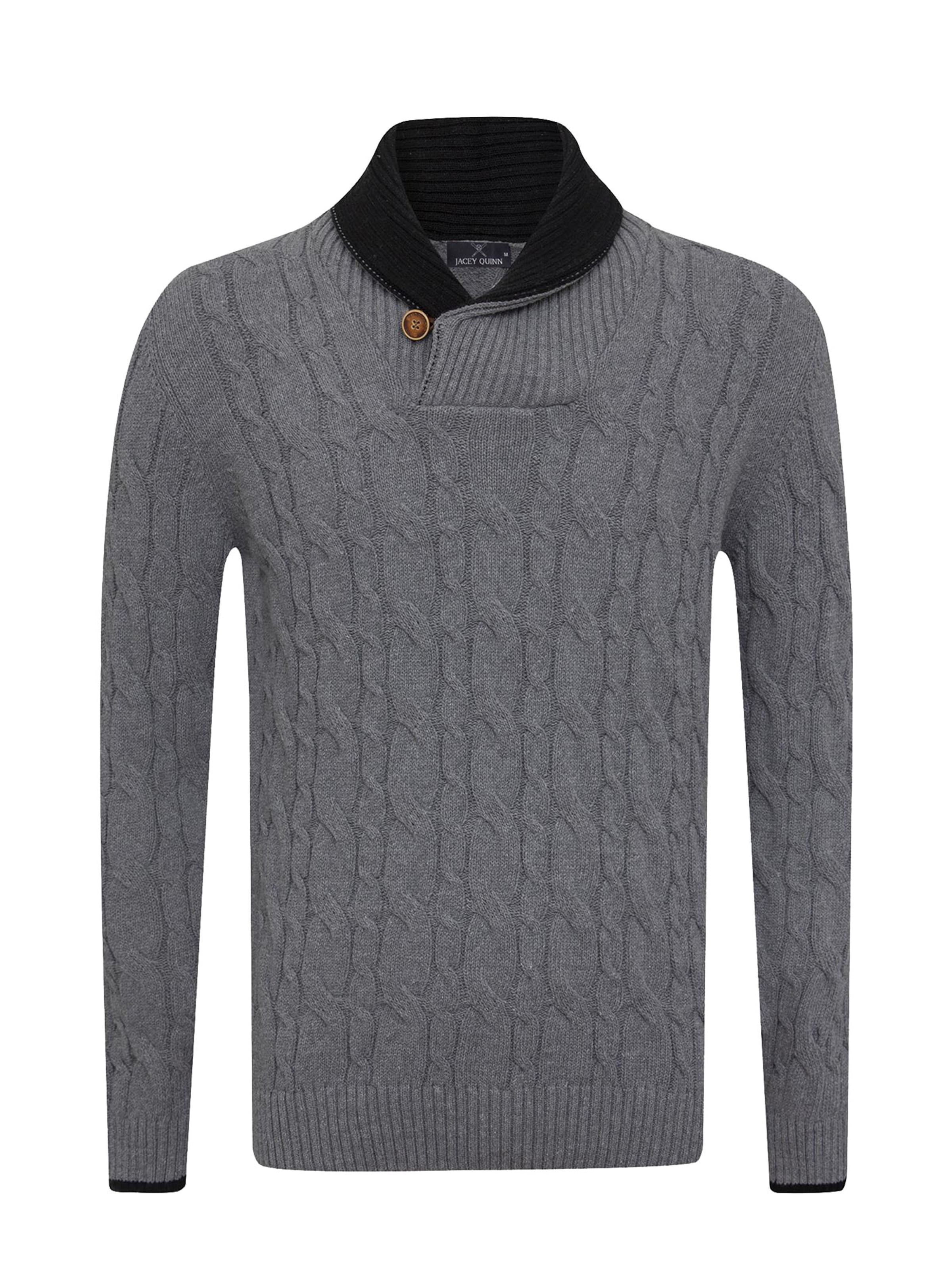 pilka Jacey Quinn Megztinis: priekis