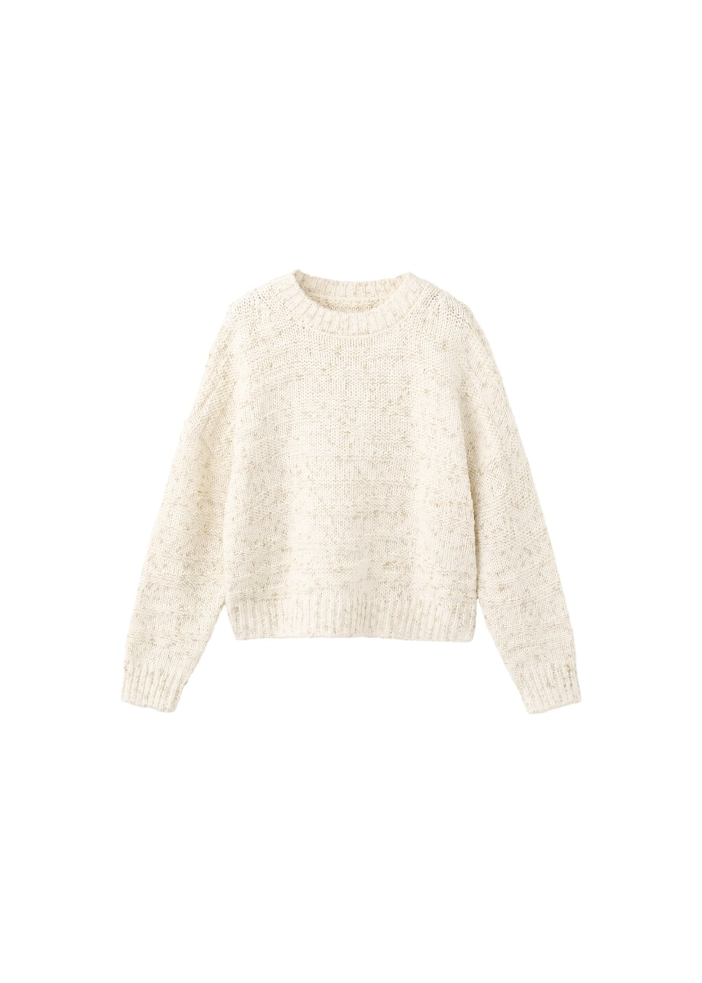 MANGO KIDS Sweater 'Pia' in Beige: front