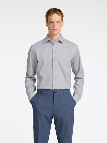 SELECTED Slim Fit Hemd in Blau: Vorderseite