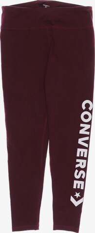 CONVERSE Pants in L in Red: front