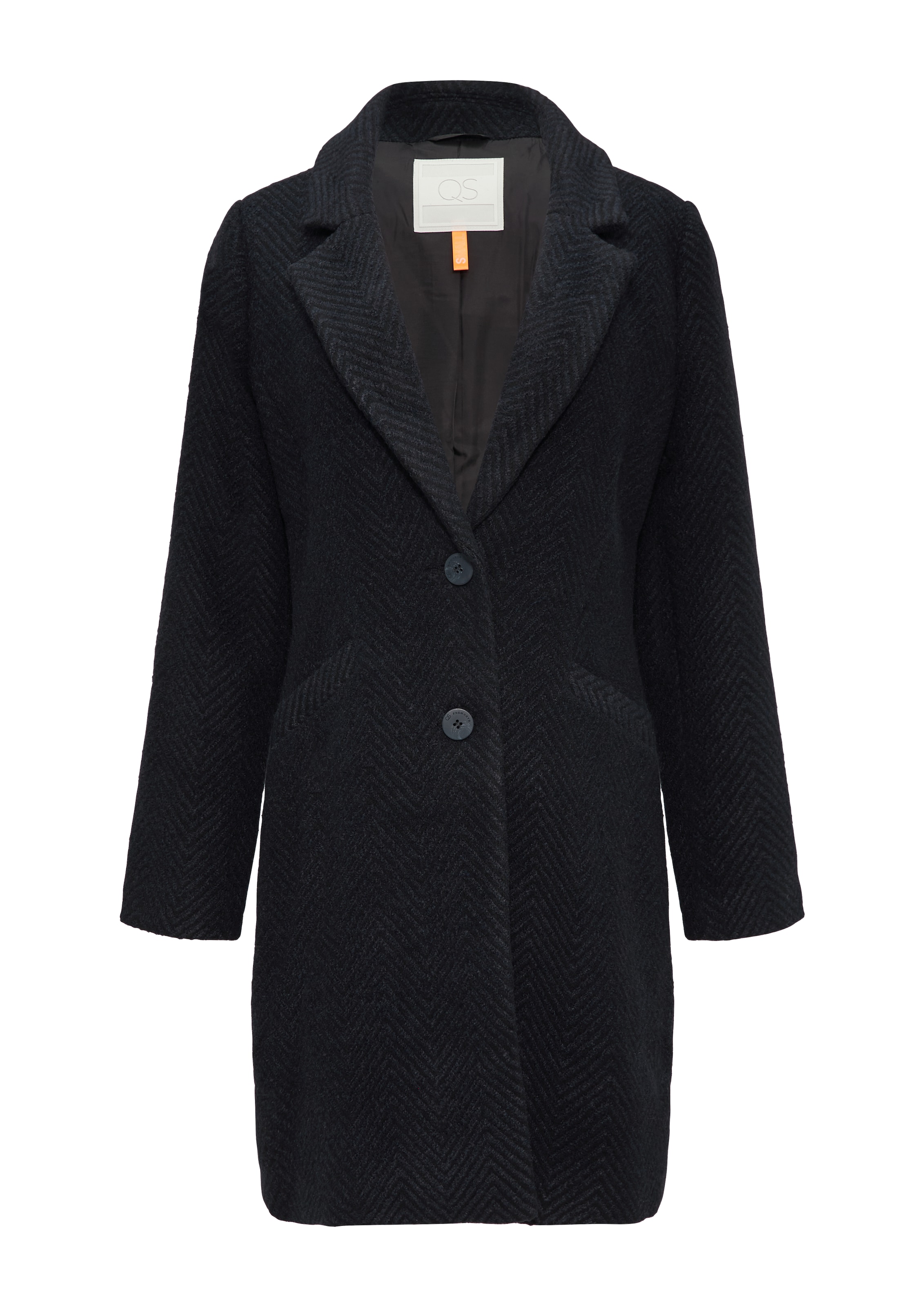 Manteau mi-saison QS en bleu : devant