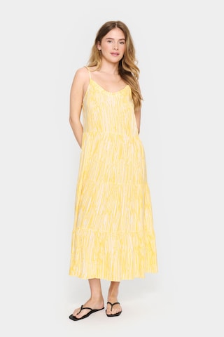 SAINT TROPEZ Dress 'Eda' in Yellow