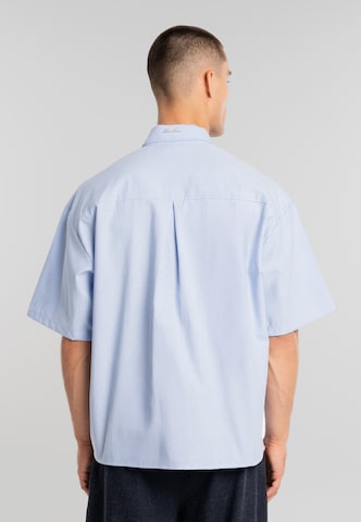 Another Cotton Lab Pohodlné nošení Košile – modrá
