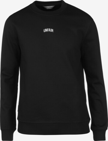 Unfair Athletics Sweatshirt in Zwart: voorkant