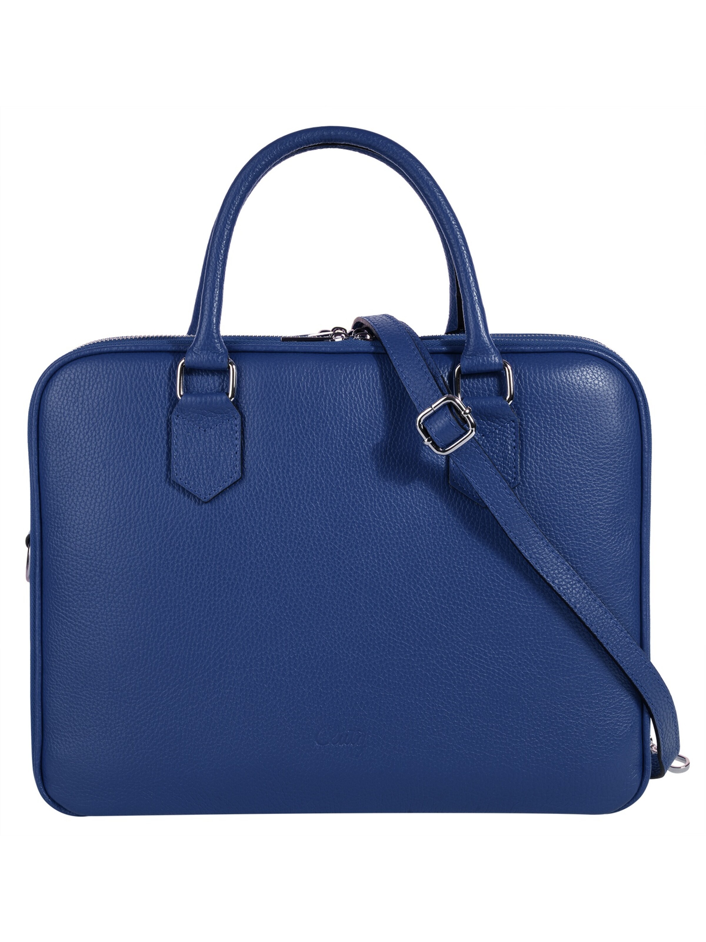 Porte-documents Cluty en bleu : devant