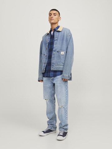 JACK & JONES regular Jeans 'MIKE' i blå