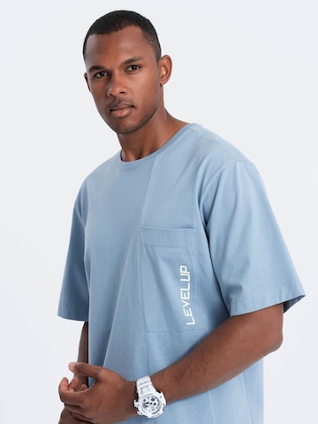 Ombre Shirt 'S1628' in Blauw