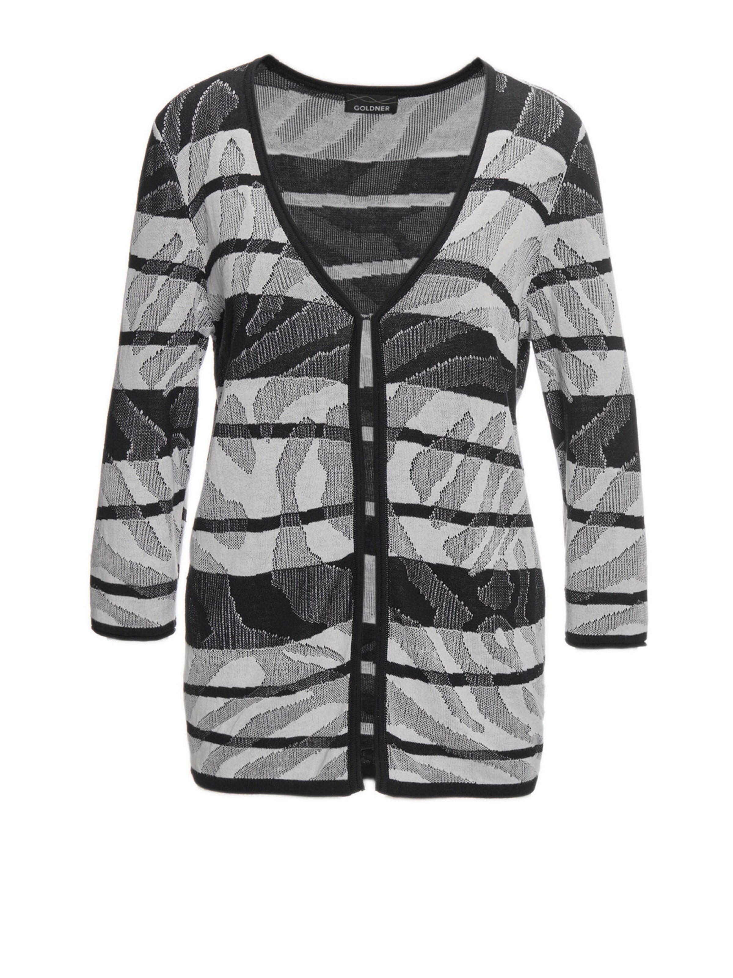 Goldner Knit cardigan in Grey: front