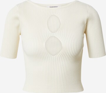 GLAMOROUS Pullover i beige: forside