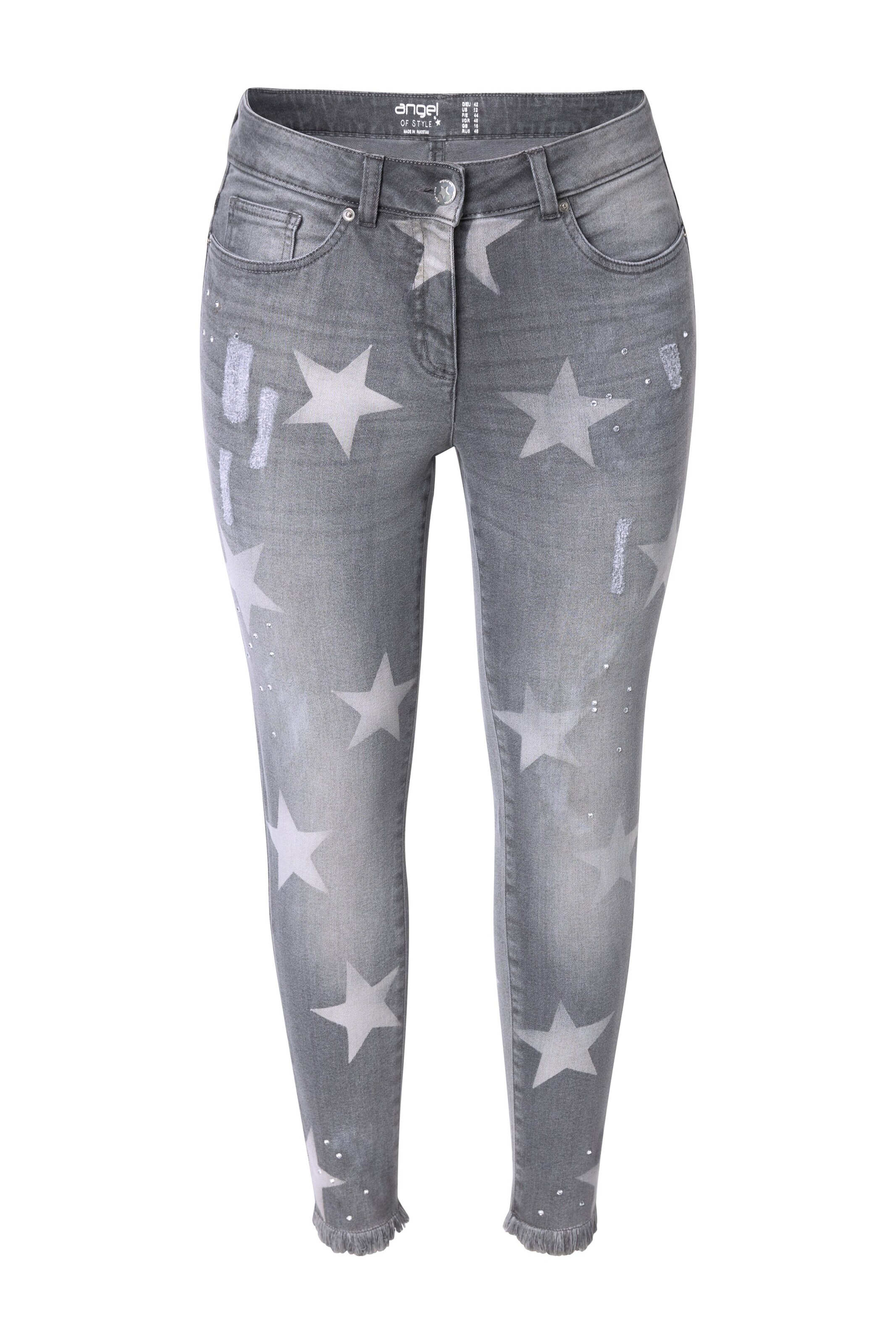 Angel of Style Jeans in Grijs: voorkant