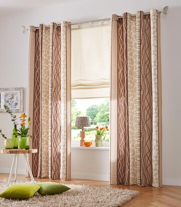 MY HOME Curtains & Drapes in Beige