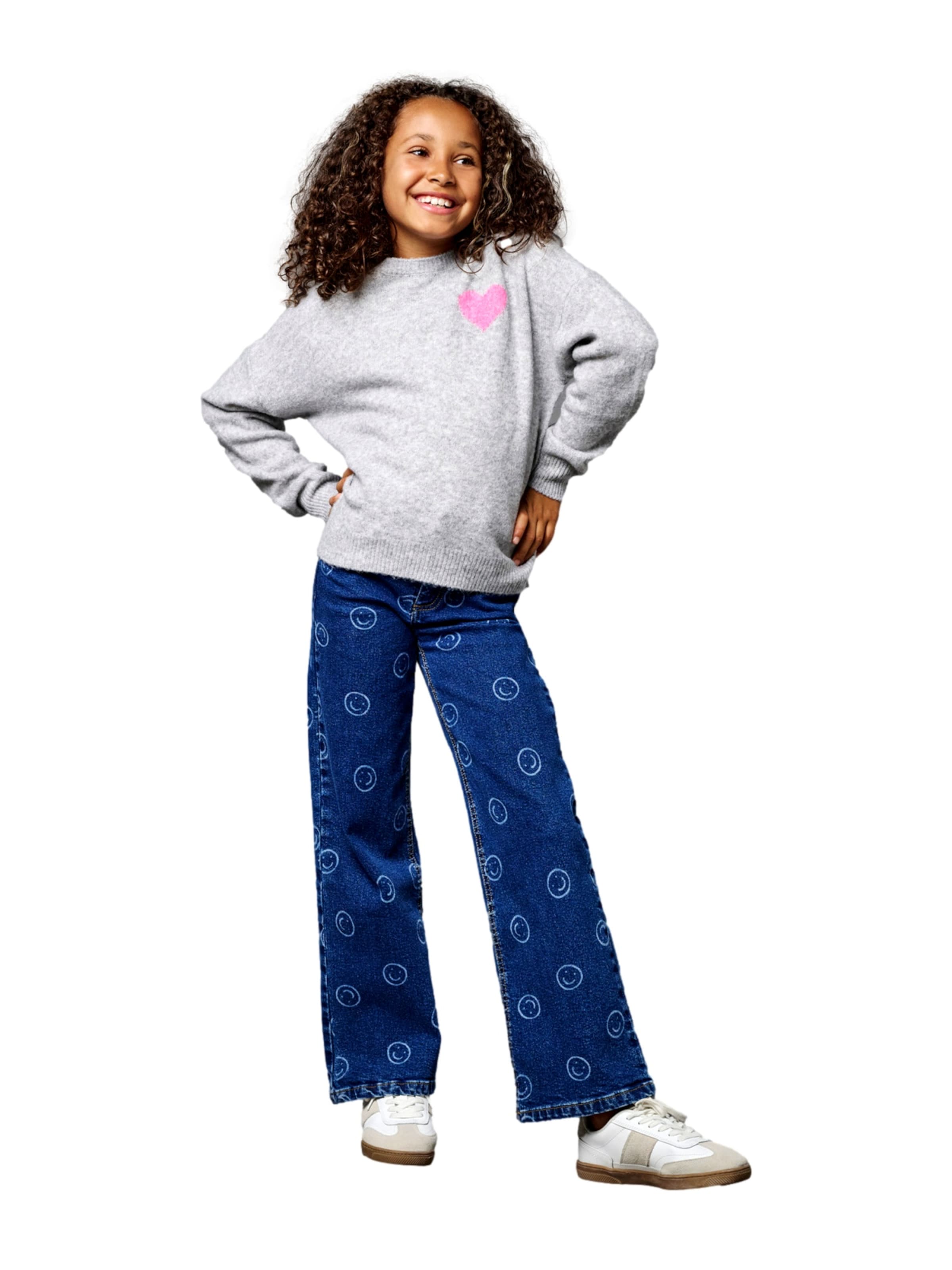 Pullover 'KOGAbby Love' di ONLY GIRLS in grigio