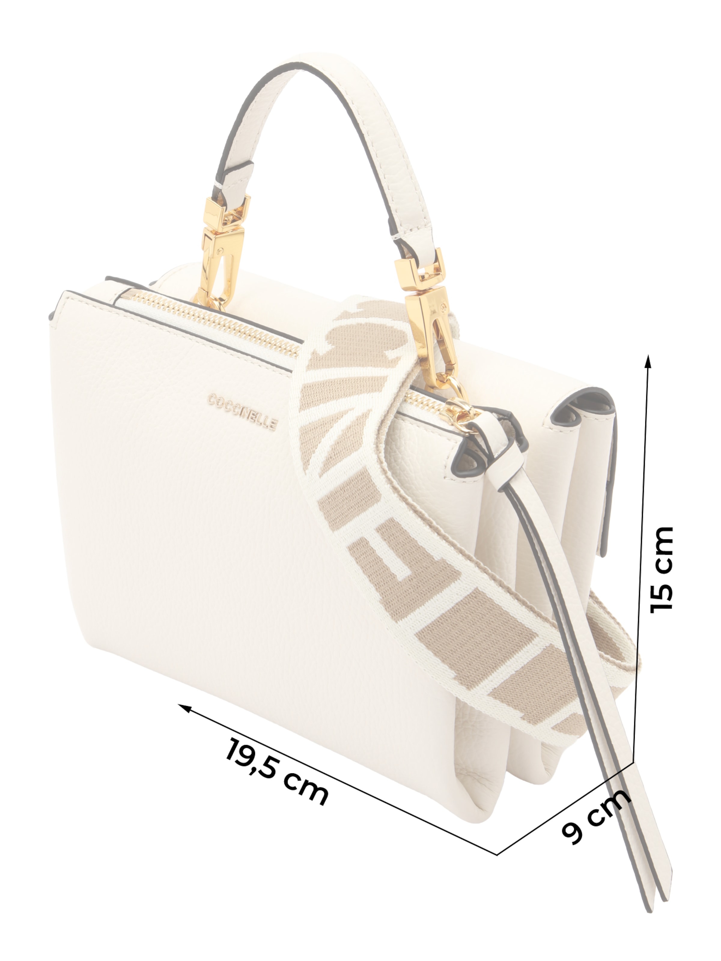 Coccinelle Handbag 'ARLETTIS' in Beige