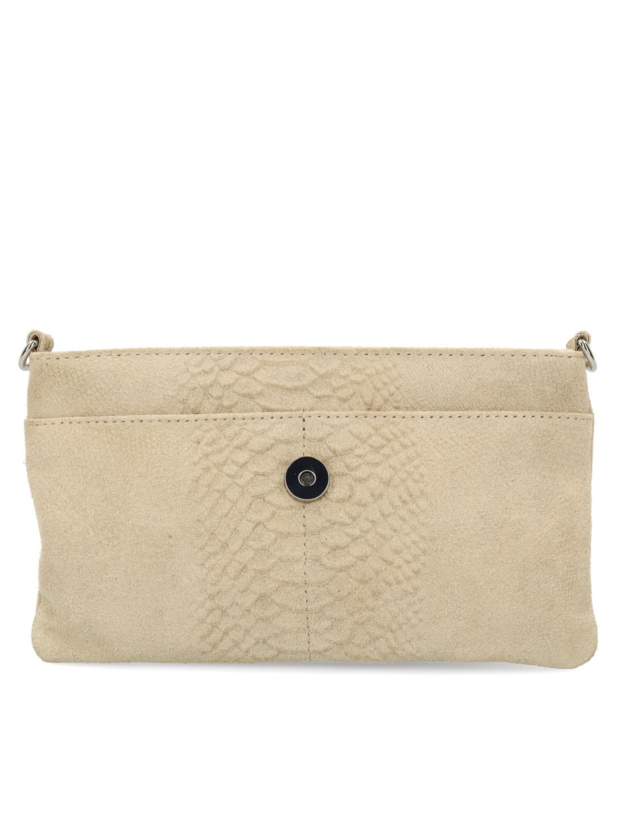 MANFIELD Clutch in Beige