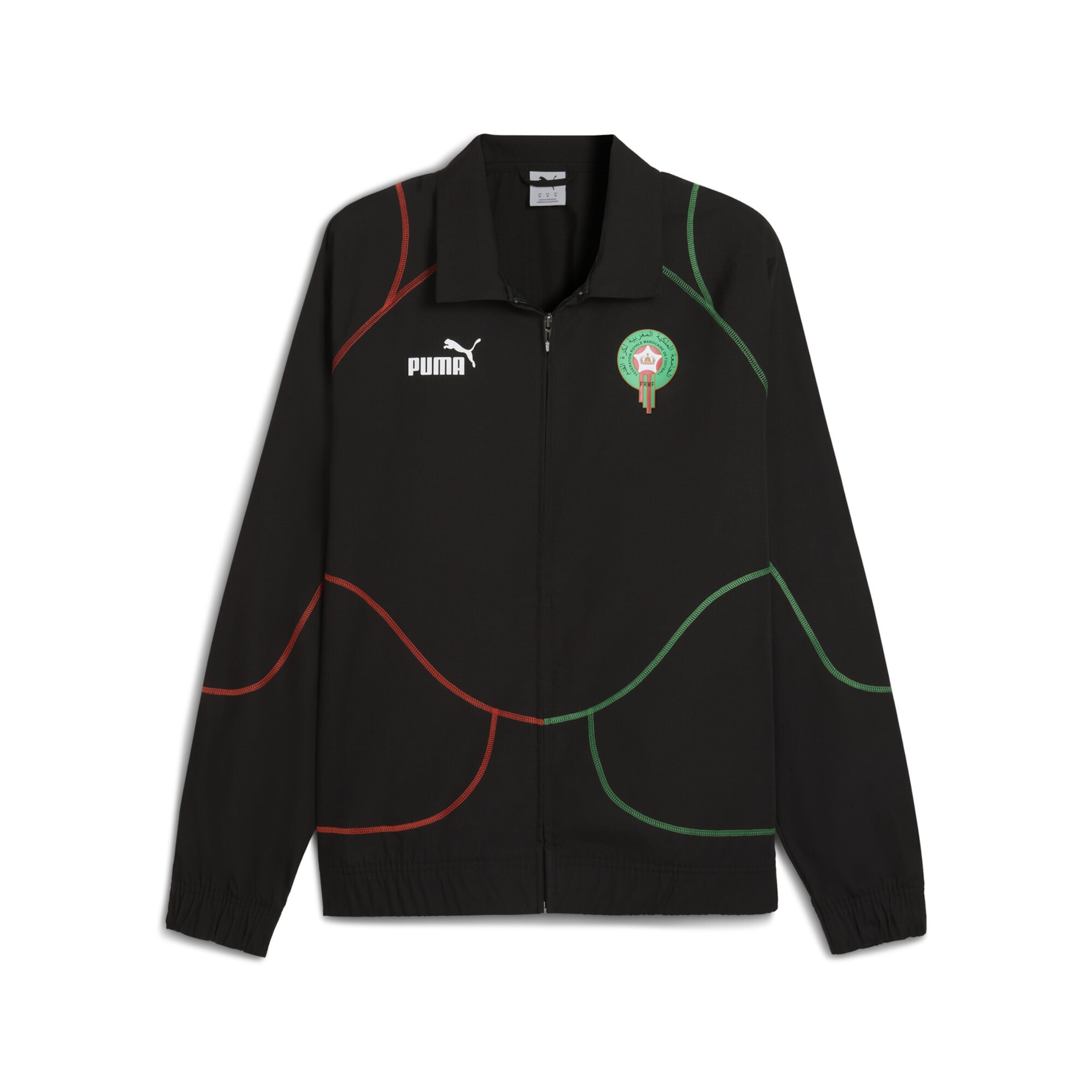 PUMA Trainingsjacke in Schwarz: Vorderseite