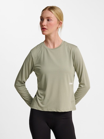 Hummel Functioneel shirt 'Pulse' in Groen: voorkant