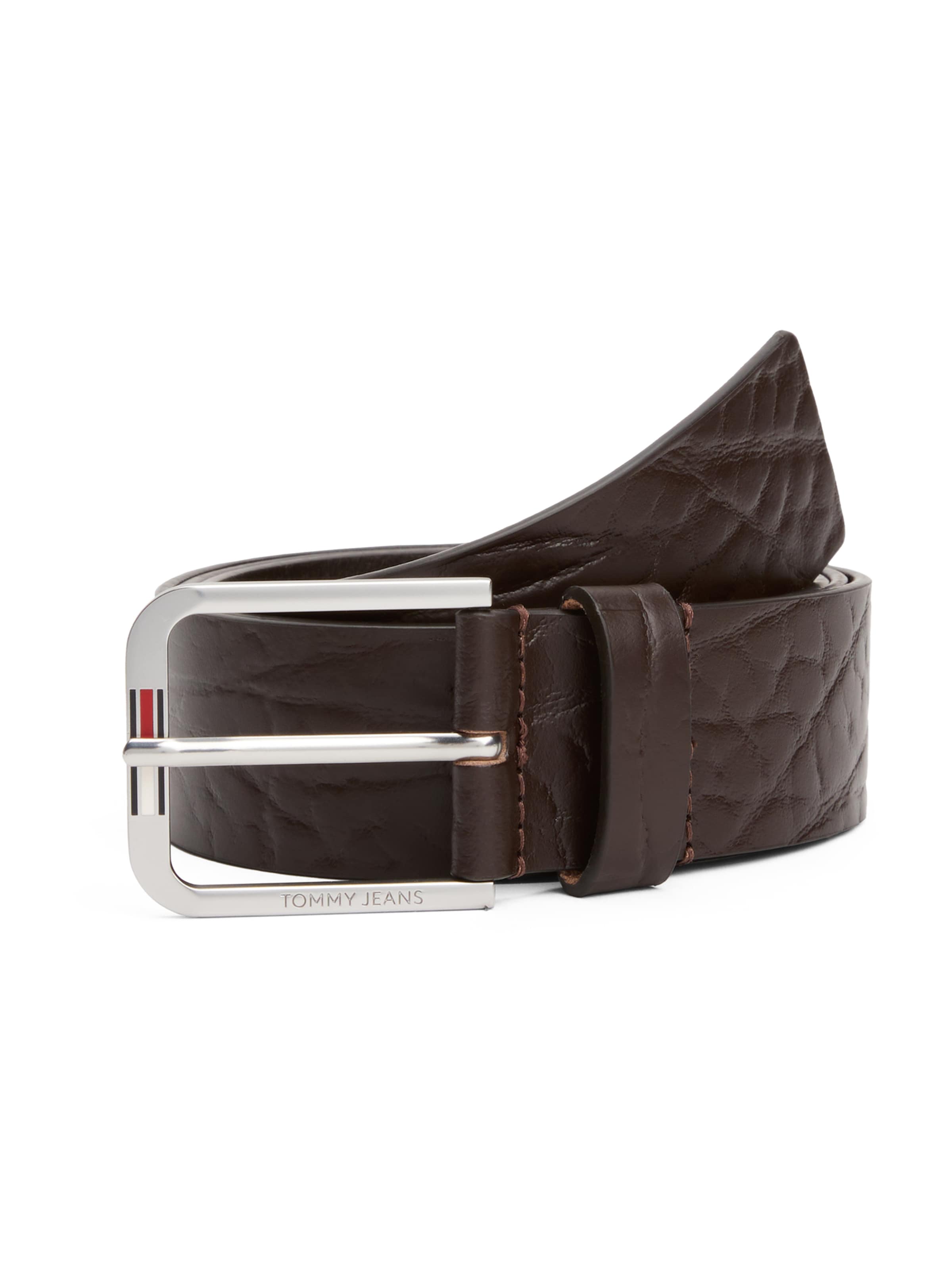 Tommy Jeans Ремень 'AUSTIN 4.0' в Коричневый: спереди