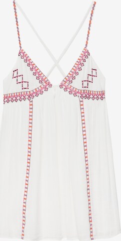 Pull&Bear Summer dress in White: front