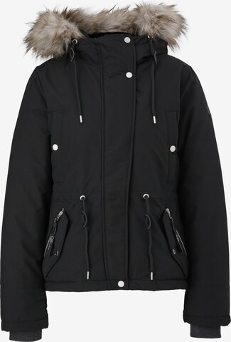 QS Winter Jacket in Black: front