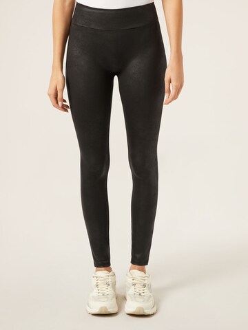 CALZEDONIA Skinny Leggings in Black: front