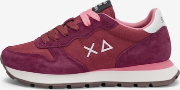 Baskets basses 'Ally Solid' SUN68 en rouge : devant