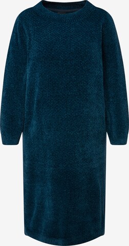 Ulla Popken Knitted dress in Blue: front