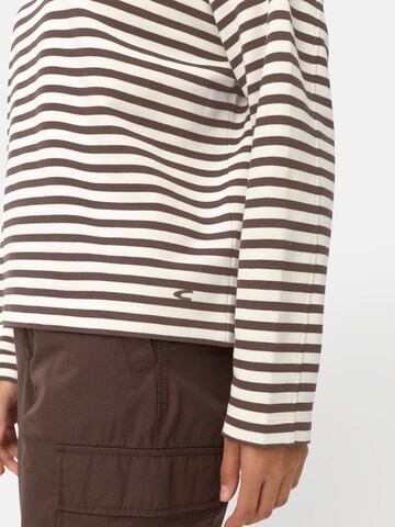 CAMEL ACTIVE Sweatshirt aus einem Baumwollmix in Braun