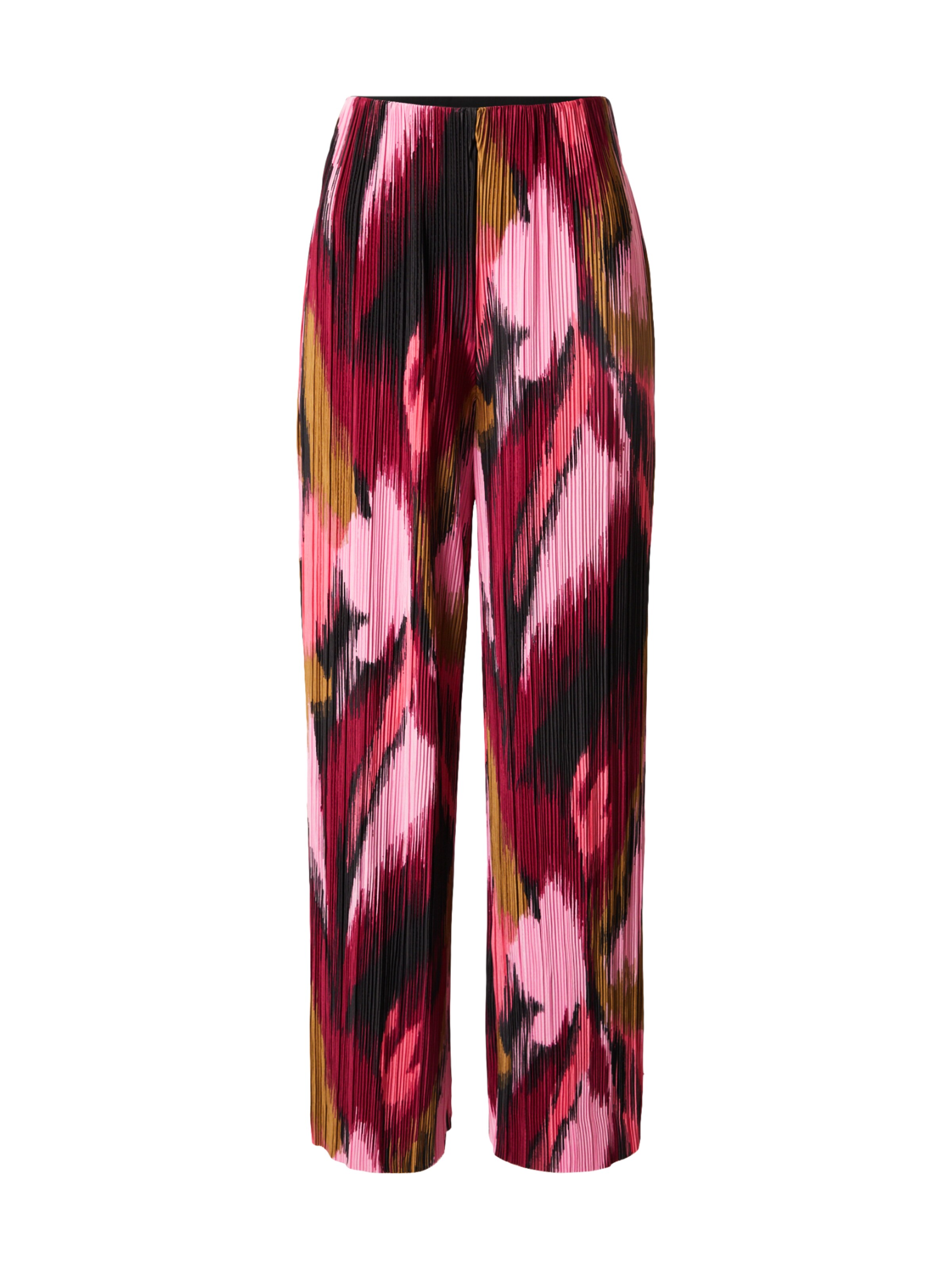 NÜMPH Wide Leg Bukser i rød: forside