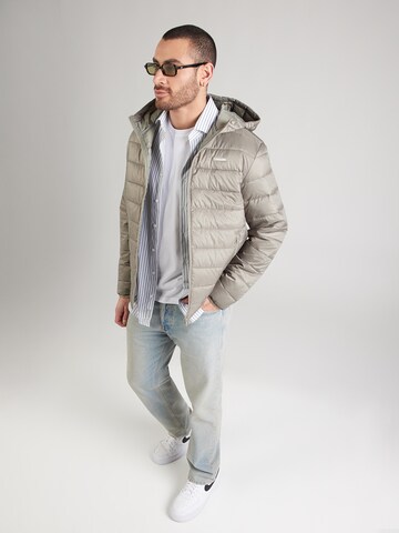 JACK & JONES Демисезонная куртка 'JWHLOGAN' в Серый