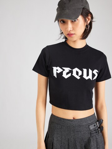 Pequs Shirt in Black: front