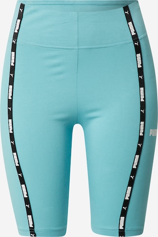 PUMA - Skinny Pantalón deportivo 'Power 9' en azul: frente