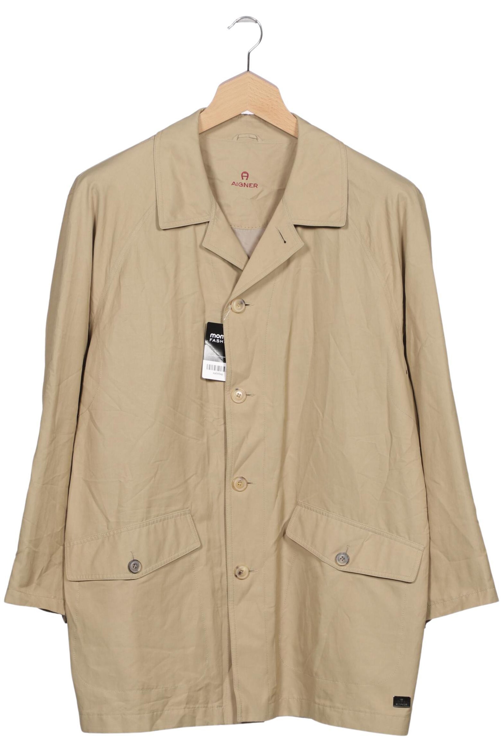 AIGNER Jacket & Coat in XXL in Beige: front