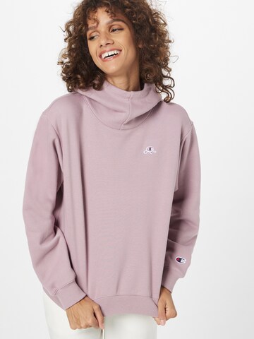 Sweat-shirt Champion Authentic Athletic Apparel en rose : devant