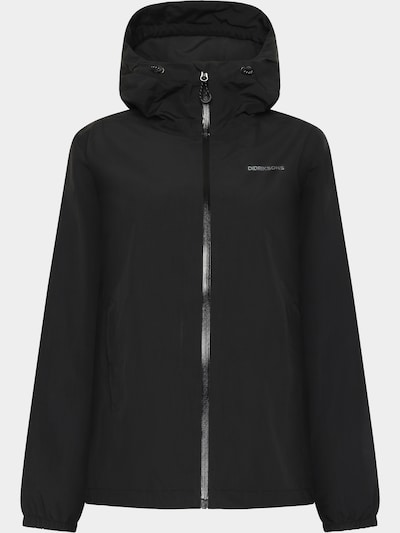 Didriksons Casaco outdoor 'VARJA' em preto, Vista do artigo