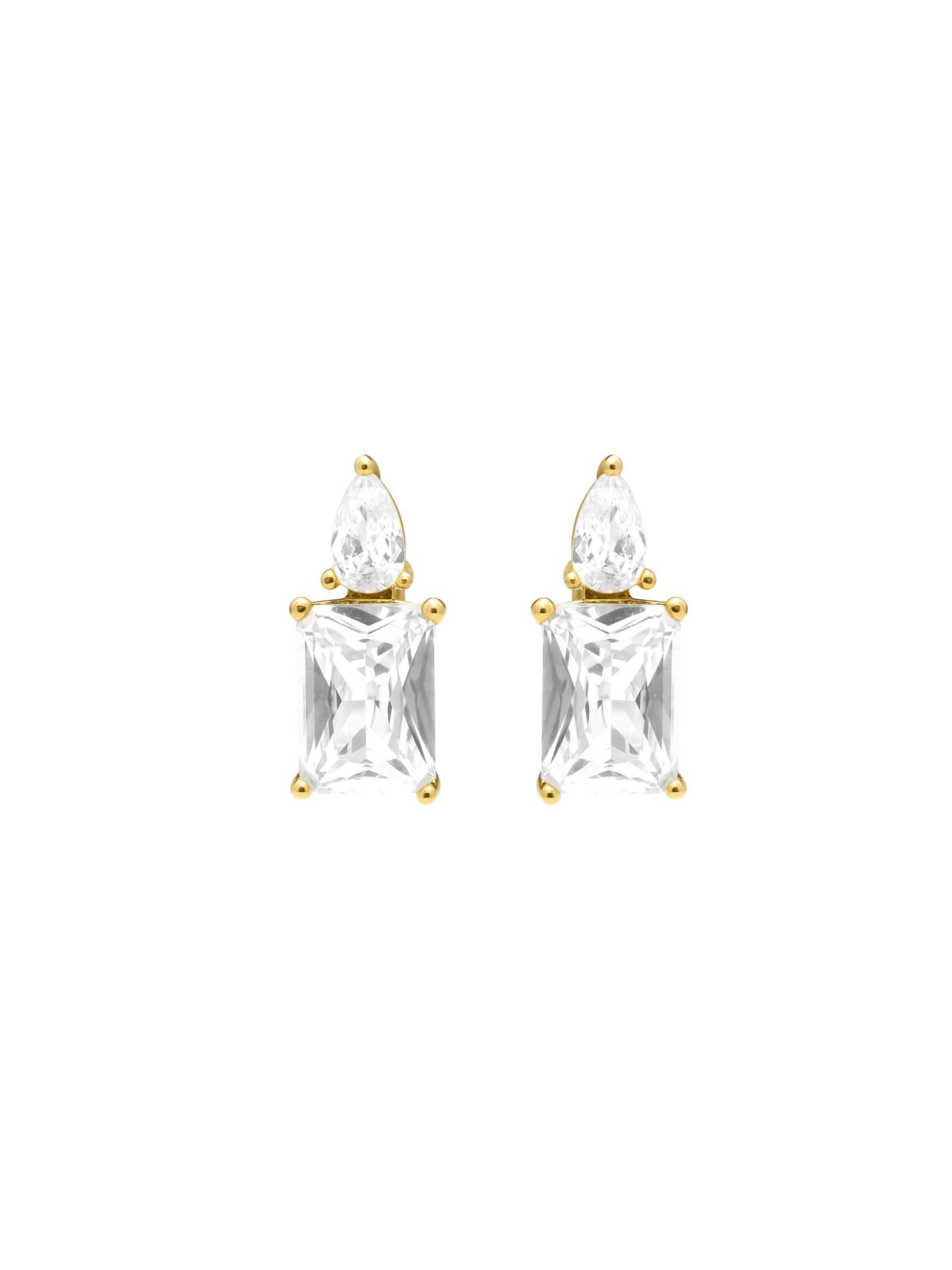 Luxenter Earrings 'Wenca' in Gold: front