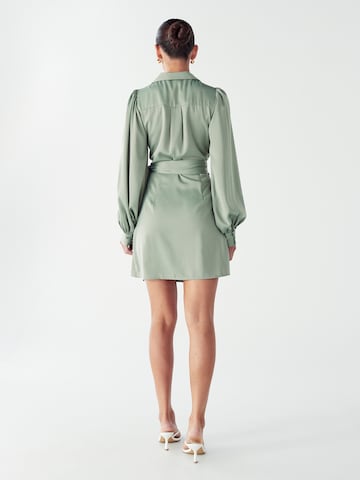 Willa Dress 'PEARL ' in Green: back