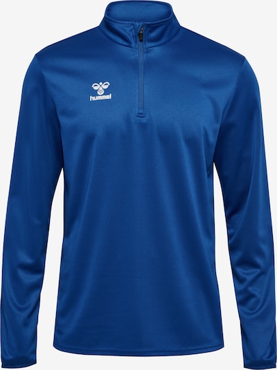 Hummel Tehnička sportska majica 'Essential' u kobalt plava / bijela, Pregled proizvoda