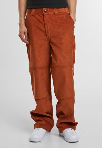 DICKIES Regular Broek in Bruin: voorkant