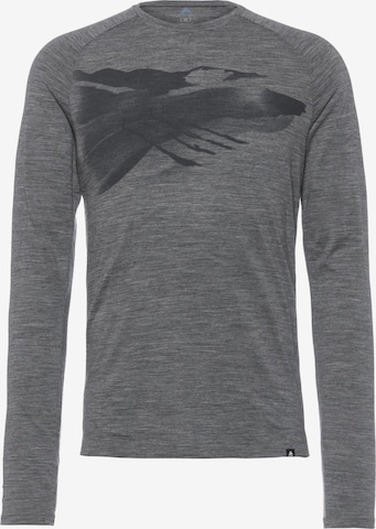 ODLO Performance Shirt 'Ascent 200 Norway' in Grey: front