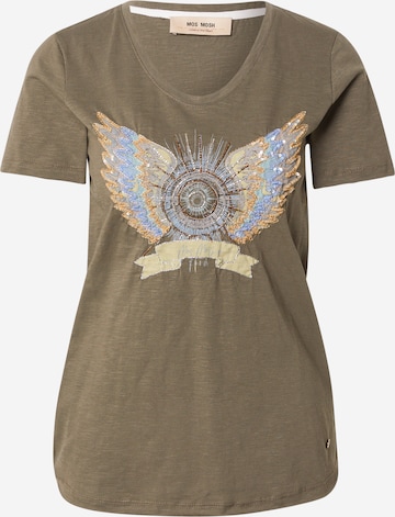 žalia MOS MOSH Marškinėliai 'MMGethi Deco': priekis