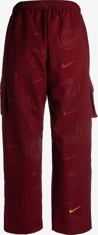 Loosefit Pantalon de sport NIKE en rouge