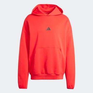 Hanorac sport de la ADIDAS SPORTSWEAR pe roșu: față